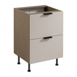 Virtuvės spintelė SORENTO D60S2 be vidinio stalčiaus (Baltic Storm/Beige)